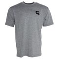 Cummins Unisex T-Shirt Short Sleeve Sport Gray Cotton Blend Tagless Tee  - 2XL CMN4770